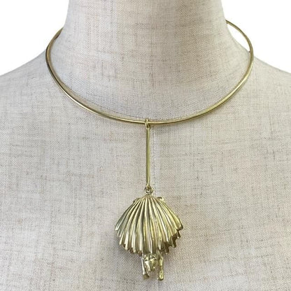 Christian DIOR Sea Garden Necklace Choker Jewelry Accessories Animal Motif GP