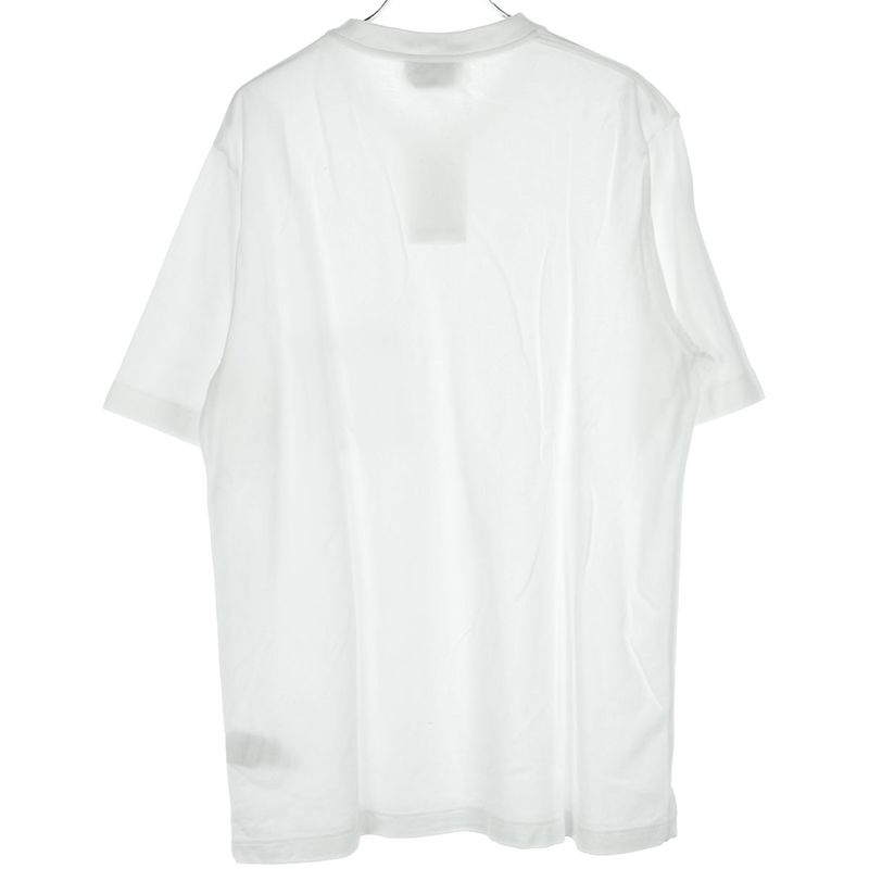 Hermes Deer Cotton Pocket T-Shirt White L