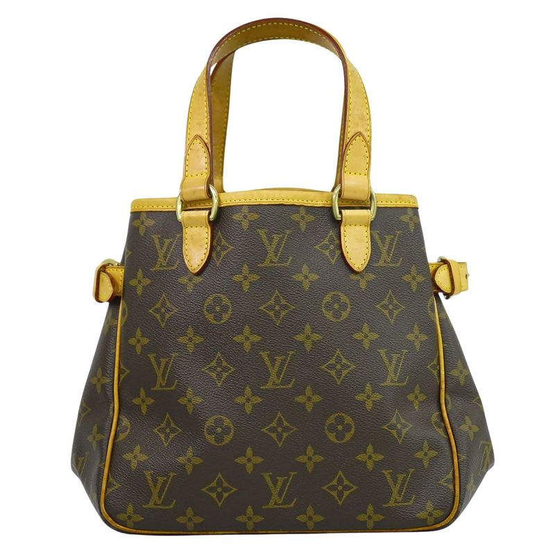 Authentic Louis Vuitton LV Batignolles Monogram Tote Handbag Brown M51156
