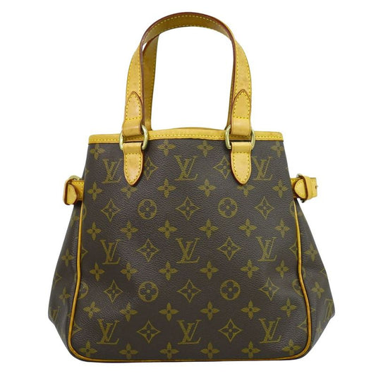 Authentic Louis Vuitton LV Batignolles Monogram Tote Handbag Brown M51156