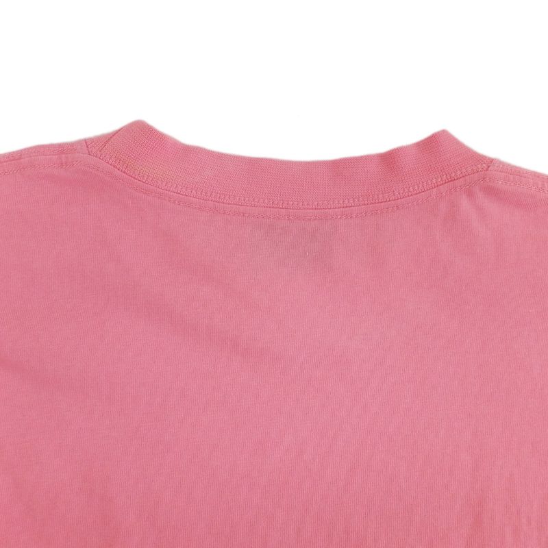 Balenciaga T-shirt Pink Short Sleeve Crew Neck Notation Size XXS