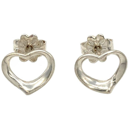 Tiffany & Co Tiffany & Co Open Heart Earrings Sv925 11g Silver Elsa Peretti