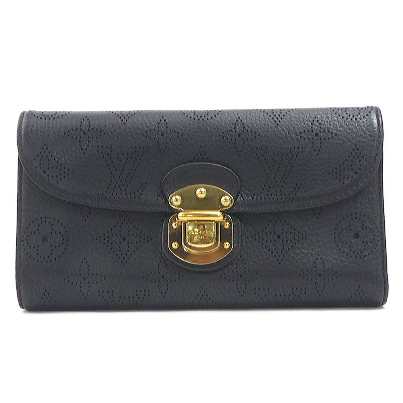 Louis Vuitton Long Fold Wallet Portefeuille Amelia M95549