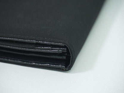 Authentic Prada Nylon Long Wallet Long Wallet Black Wallet Pre-owned [follow-up