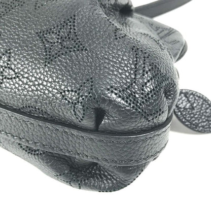 Louis Vuitton Shoulder Bag Scala Mini M80093 Monogram Mahina Leather Noir Black