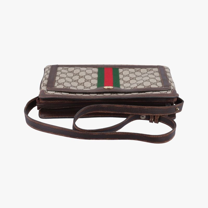 Guccigg Supreme Ophidia Brown PVC Coated Canvas