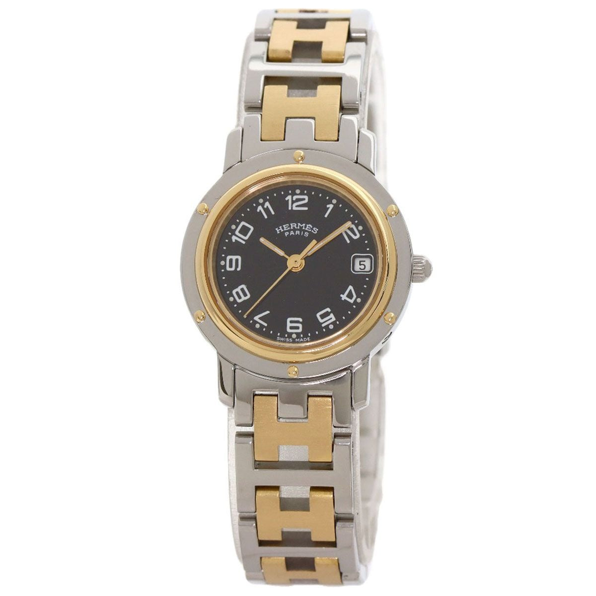 Hermes Clipper Watch SS Ssxgp