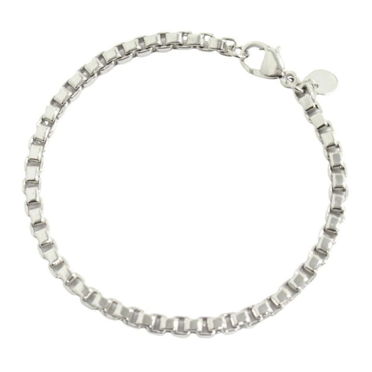Tiffany & Co Polished Venetian Link Bracelet Extra Large Silver