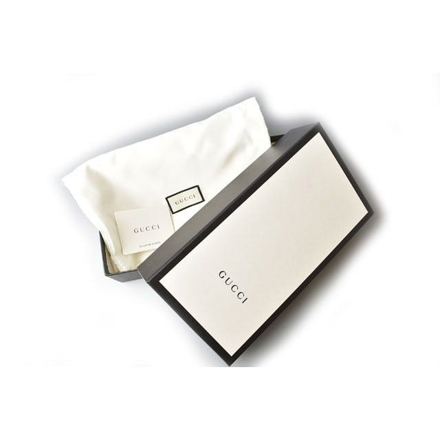 Gucci Wallet Long GG Marmont White Navy — view 10