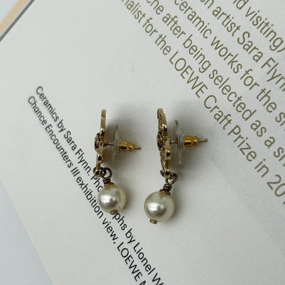 Chanel Gold Earring Earrings — view 3
