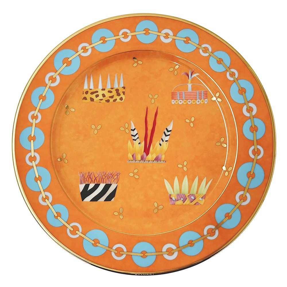 Bvlgari Tableware Rosenthal Wall Plate Ceramic