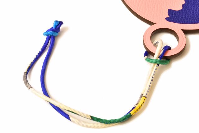 Hermes Bag Charm Lanyard Key Holder Hermes Epson Taurillon Clemence Italy