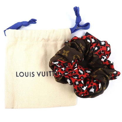 Louis Vuitton Scrunchie Mindful Silk Monogram Leopard Pattern — view 2