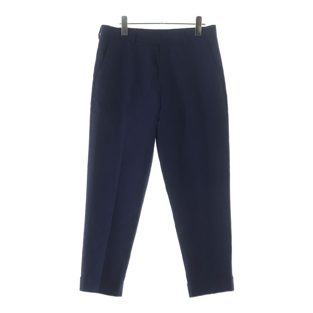 Dior Wool Pants Pleated Trousers Navy