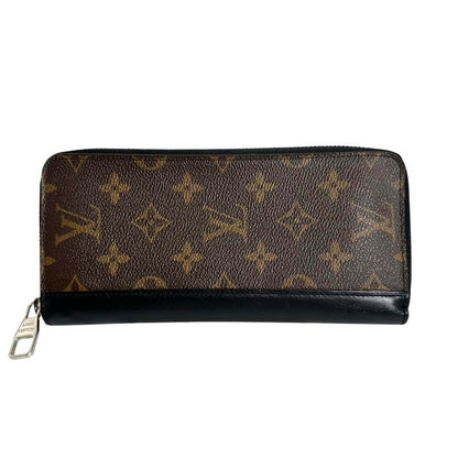 Louis Vuitton M60109 Monogram Vertical Macassar Long Wallet Louis Vuitton Brown