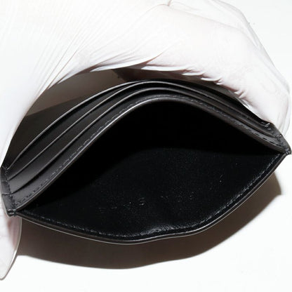 Cartier Card Case Passcase C De Cartier Simple Card Holder Calfskin Black