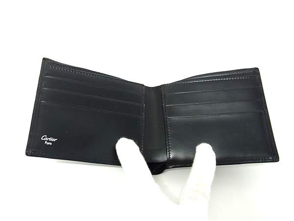 Cartier Pasha Roman Numeral Collection Leather Bifold Wallet Card Holder