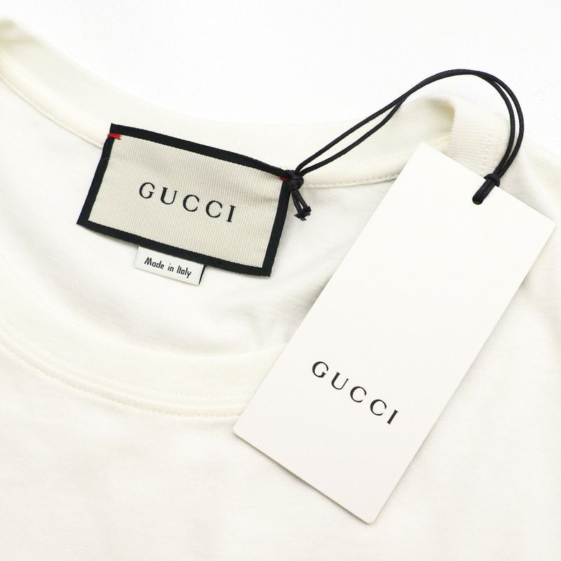 Gucci Short Sleeve T-shirt Size M BearCut And Sewn Cotton Made In