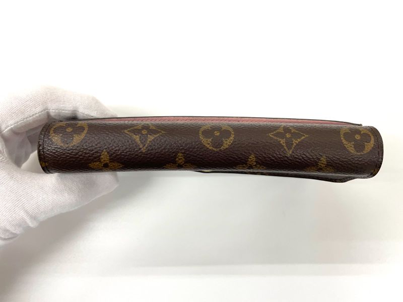 Louis Vuitton Monogram Portefeuille-sarah Long Wallet M62235 Brown × Rose