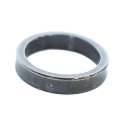 Tiffany & Co 1837 Ring Accessories Logo 10 Black Rm1120