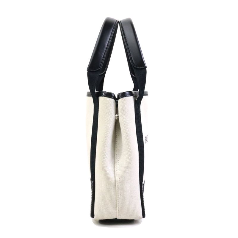 Balenciaga Shoulder Bag Handbag Navy Cabas Su XS 390346