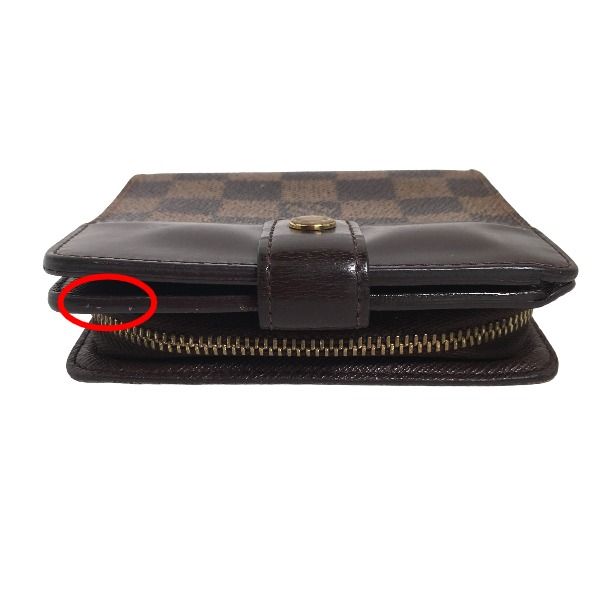 Louis Vuitton N61668 Damier Wallet With Zipped Pocket For Cards Compact Zipped