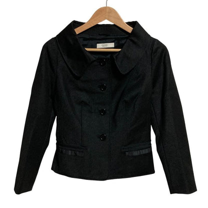 Prada Belted Nylon Jacket Size 38 Black