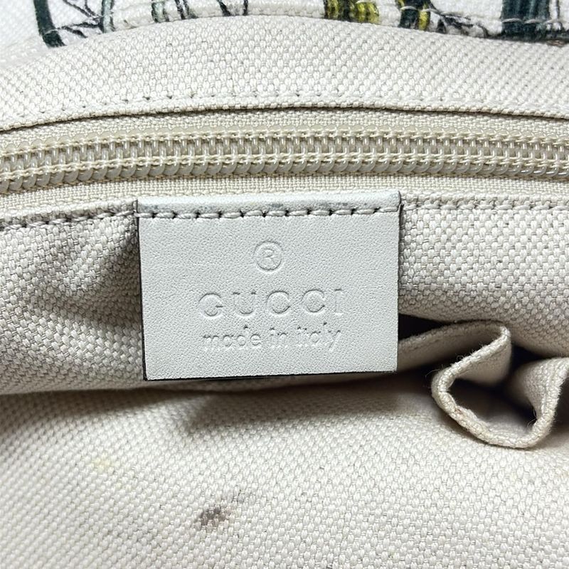 Gucci Flora 282439 Ivory X Red X Multi Floral Leather