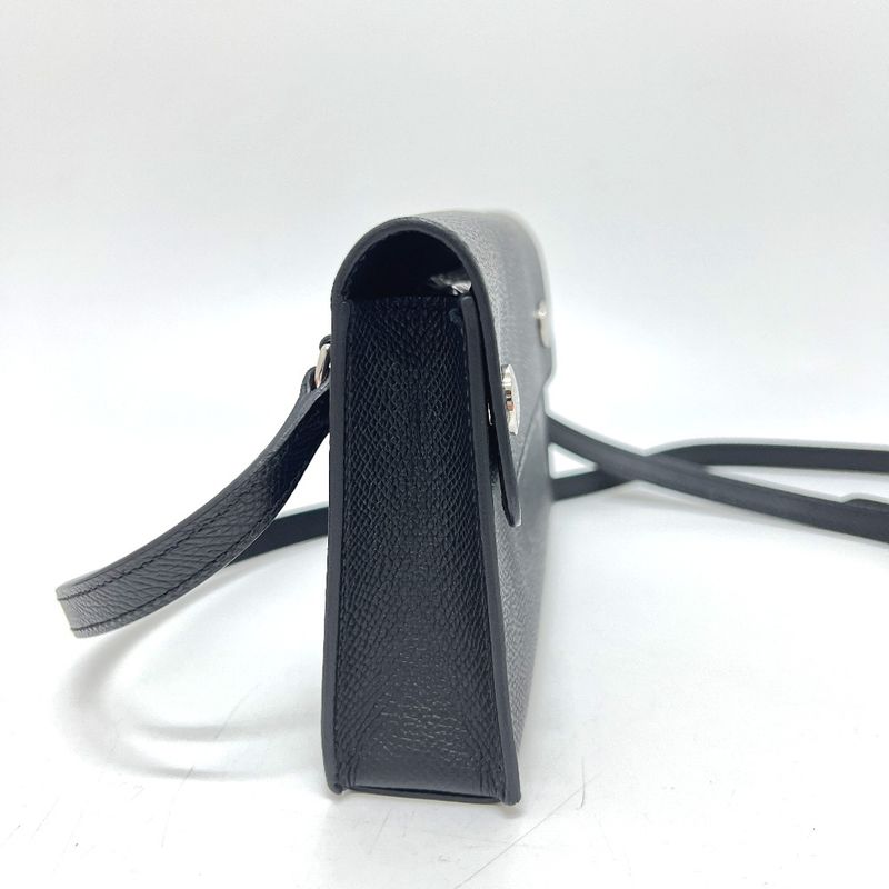 Hermes Shoulder Bag Nap To Go Vaux Epson Black