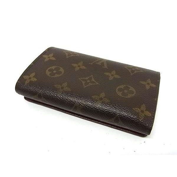 Louis Vuitton Bifold Wallet Porte-Monnaie Viennois Tresor Brown Monogram Gold — view 2