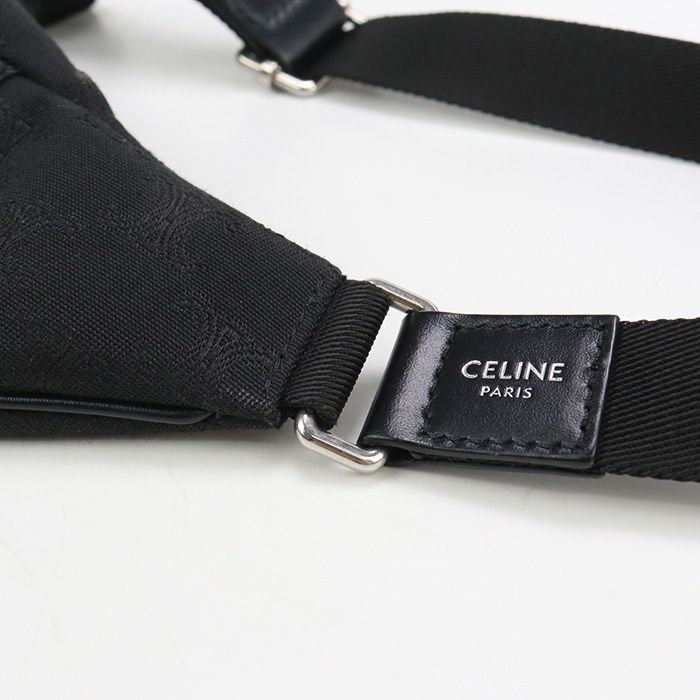 Celine Belt Bag Triomphe Jacquard Body Bag Canvas Men's