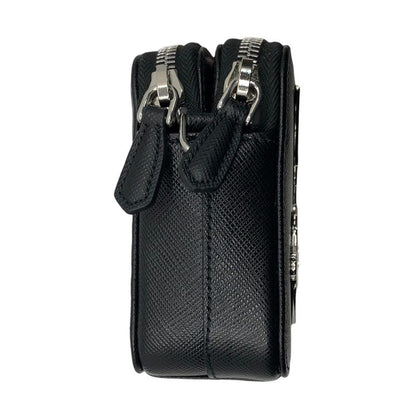 Prada Metal Appliqué Saffiano Chain Shoulder Bag Metal Appliqué Saffiano Chain