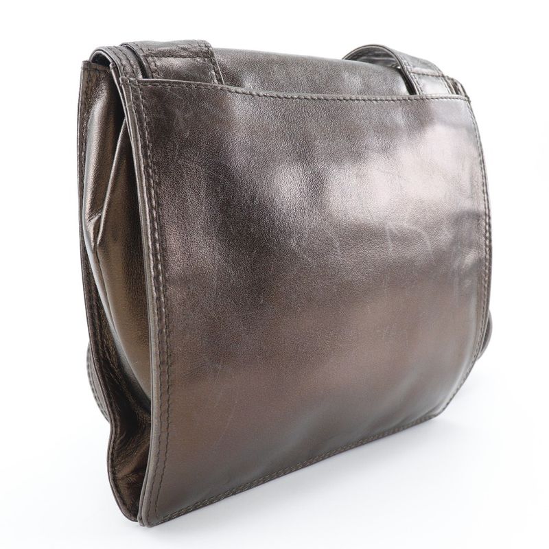 Chanel One Shoulder Calf Bronze Ladies Shoulder Bag