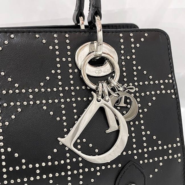 Christian Dior Semi Shoulder Bag F21666 Black
