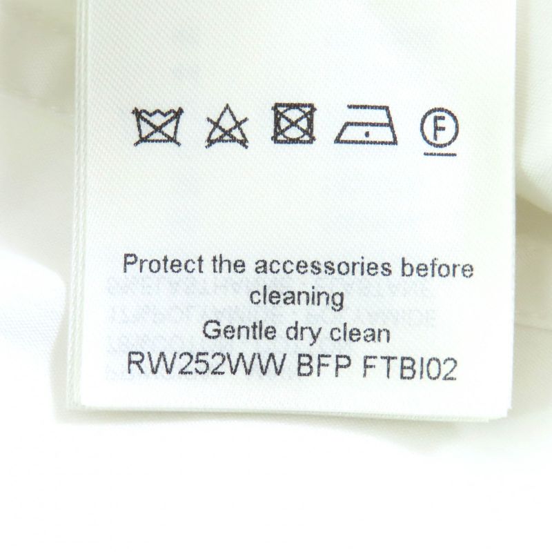 Louis Vuitton 25AW Cotton Logo Button Monogram Long Sleeve Shirt White Gold