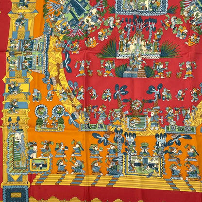 Hermes Scarf Carre 90 Astres Et Soleils Celestial Bodies And The Sun Multicolor