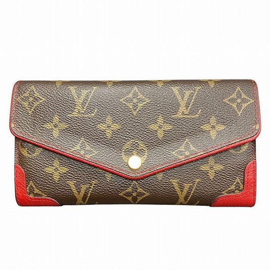 Louis Vuitton Monogram Portefeuille Sarah Retiro M61184 Long Wallet Women
