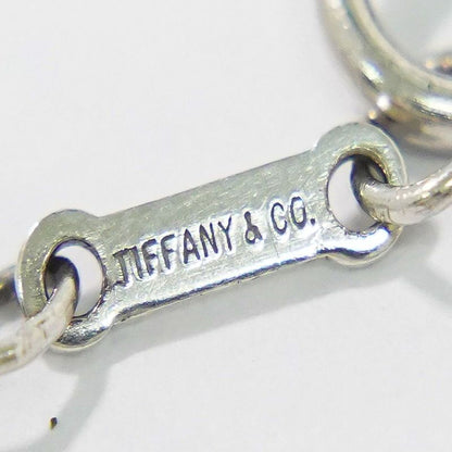 Authentic Tiffany & Co Tiffany & Co Bean 925 Necklace Pendant Silver Bean