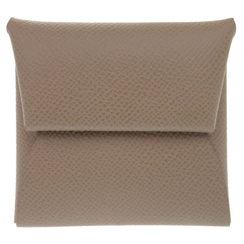 Hermes Bastia Vaux Epson Etoupe Coin Case Wallet 0506
