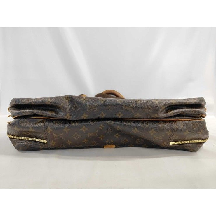 Louis Vuitton Travel Bag Monogram Sac Chasse Brown Leather — view 3