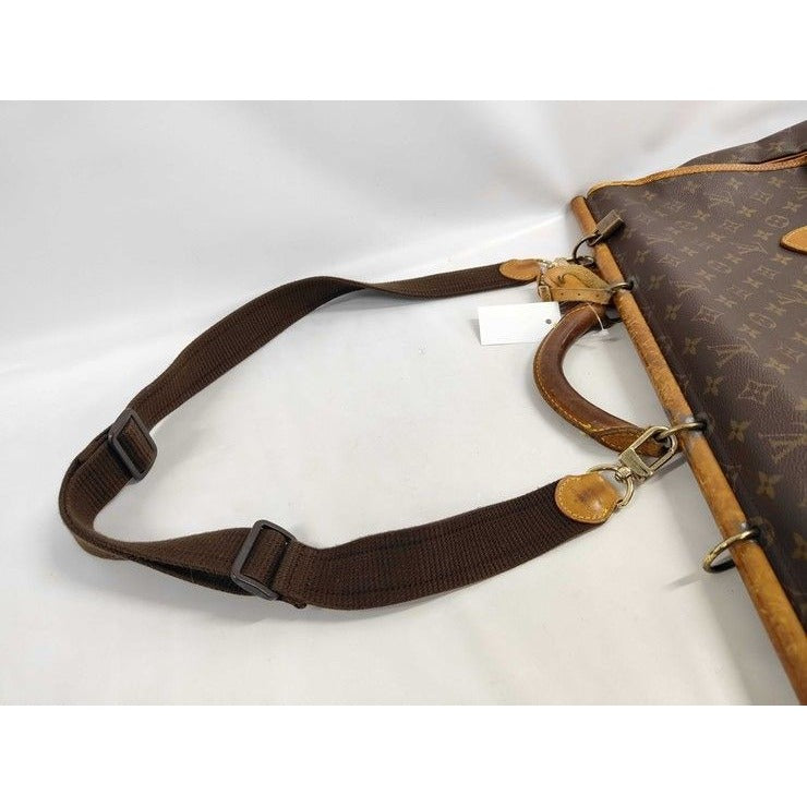 Louis Vuitton Travel Bag Monogram Sac Chasse Brown Leather — view 5