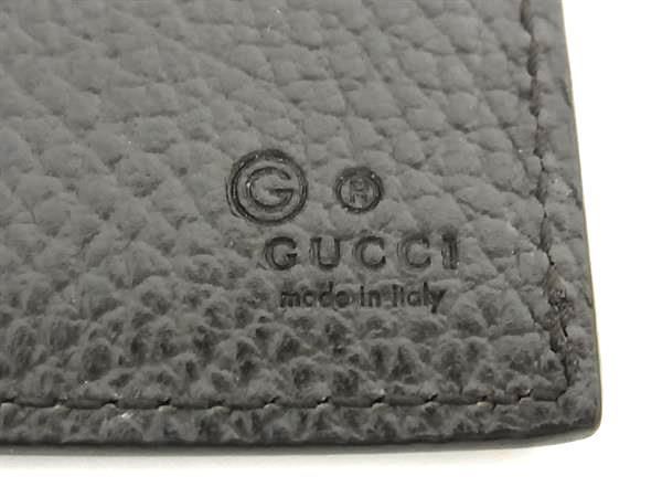 Gucci 333042 Leather Bifold Wallet With Card Case Wallet Billfold