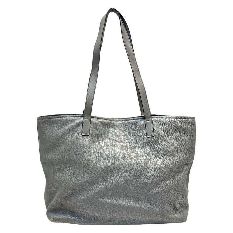 Prada Tote Bag - 1bg048 Grey Leather