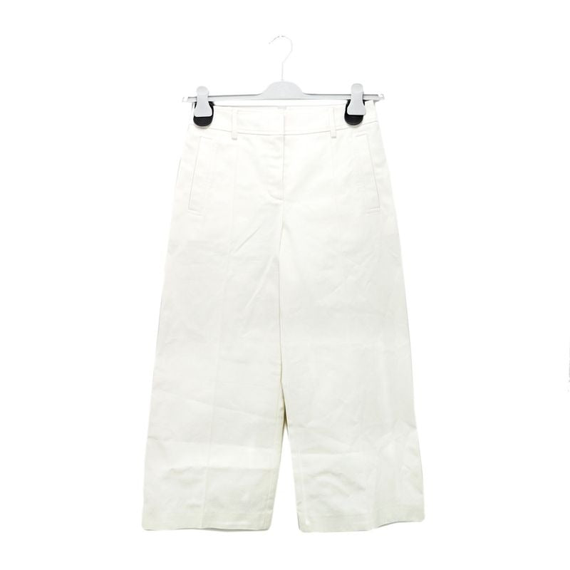 Hermes Pants White Size 38 Cotton Polyurethane Apparel