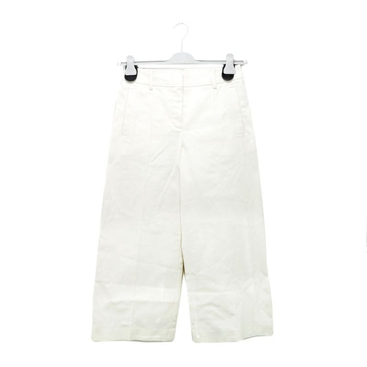 Hermes Pants White Size 38 Cotton Polyurethane Apparel