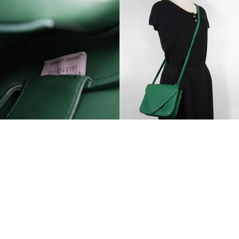 Bottega Veneta Bottega Veneta Mount Envelope 2WAY Chain Shoulder Leather Green
