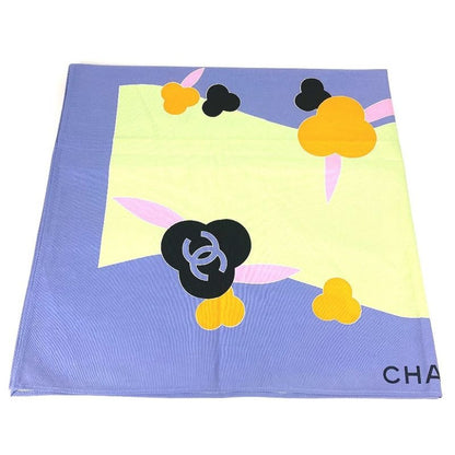 Chanel Towel Interior CC Coco Mark Logo Cotton Purple