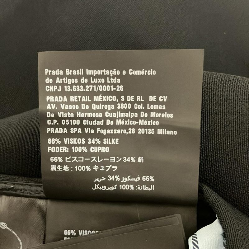 Prada Skirt Size 42 M Women - Black Knee Length