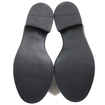 Prada 1d246m Chocolate Triangle Logo Patent Leather Loafers Black 34.5 W/box/sto