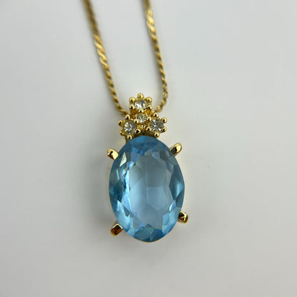 Dior Necklace Pendant Logo Gold Vintage — view 8